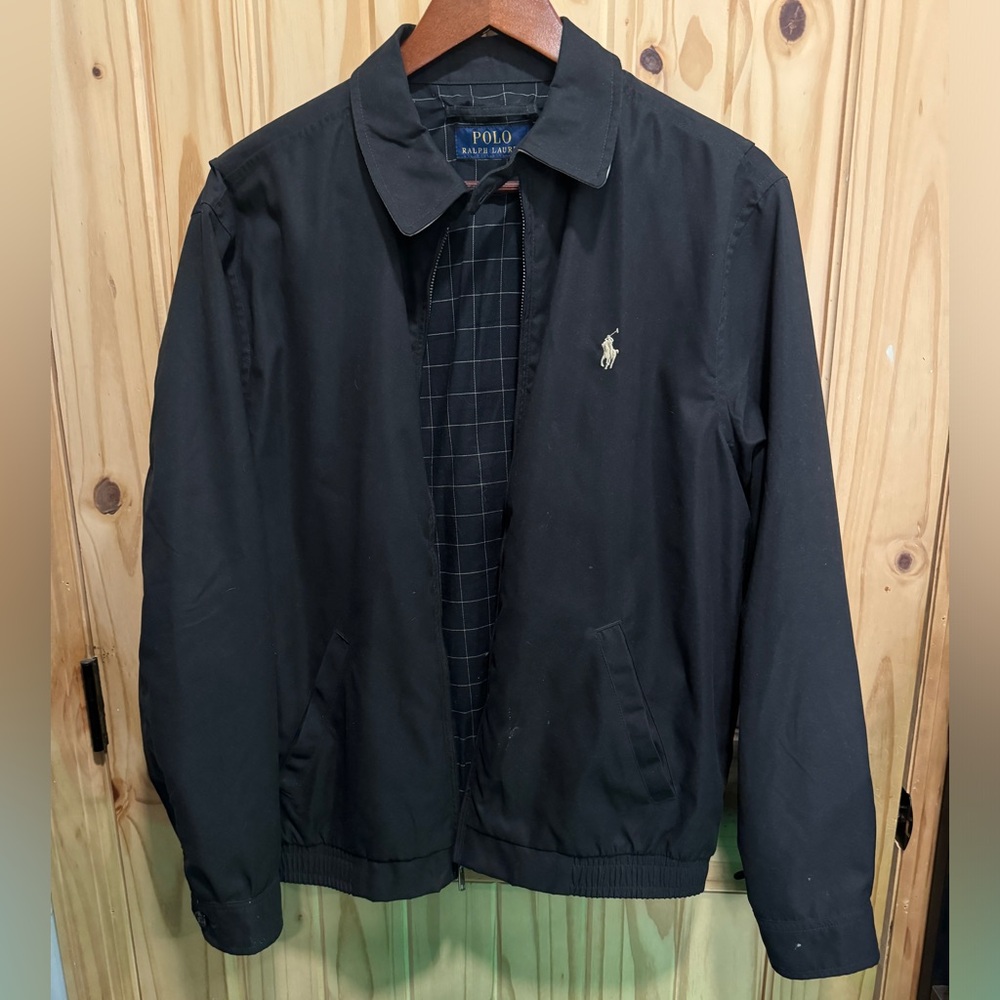 Polo small men’s black light weight jacket
